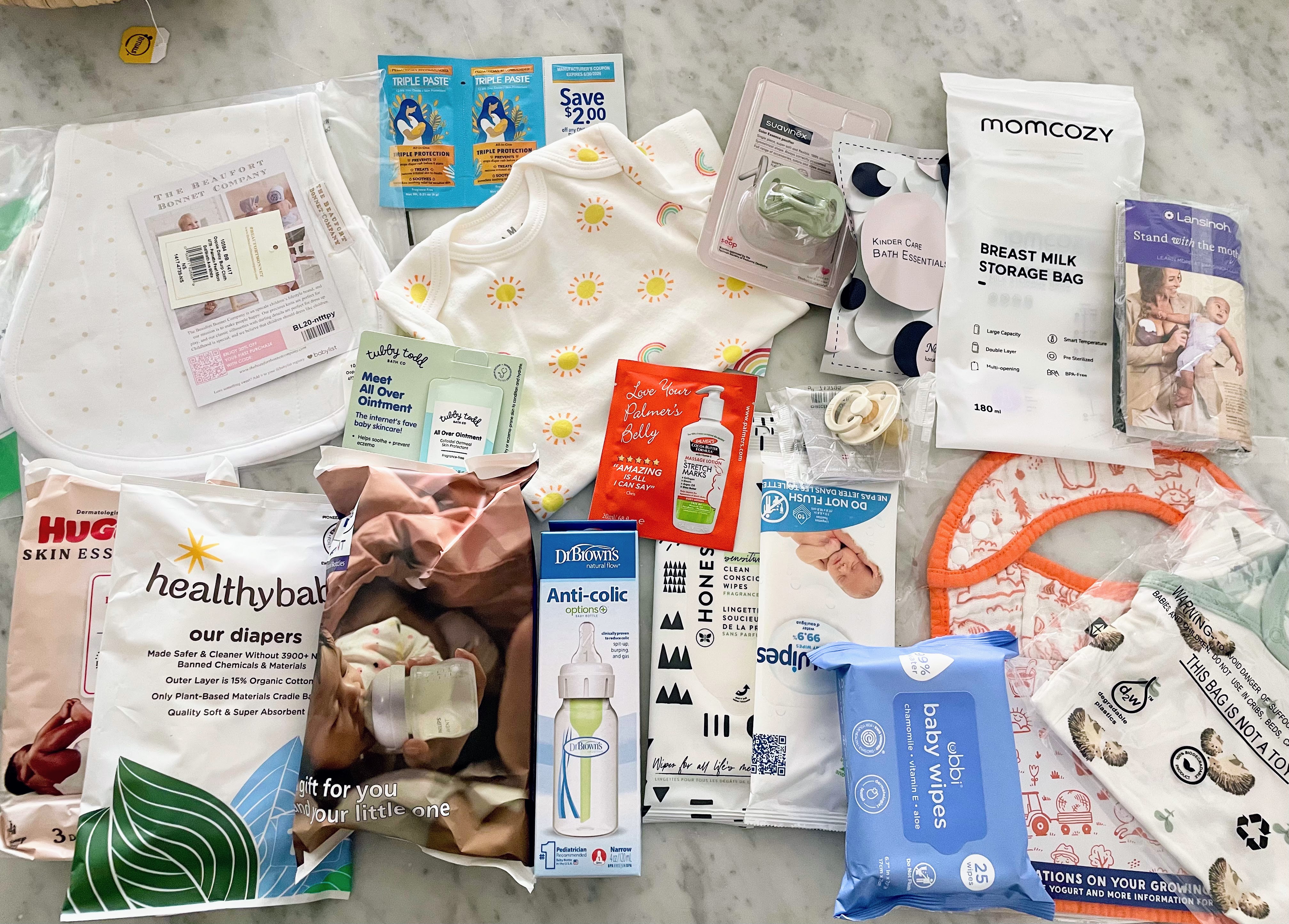 Babylist Hello Baby Box contents