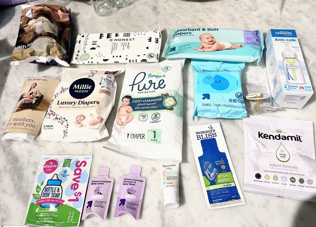 Target baby registry welcome kit contents