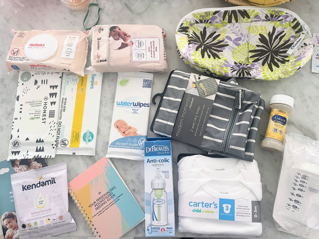 Walmart baby registry welcome box contents