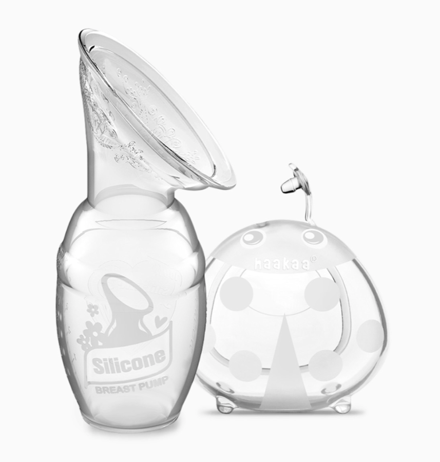 Haakaa manual pump and ladybug milk collector